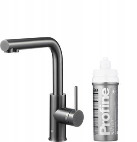 Kfa Konyhai Csaptelep Duero Pure Basic Profine Silver S, Gun Metal Grey