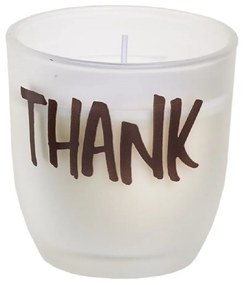 SPAAS Gyertya üvegben, felirattal - THANK