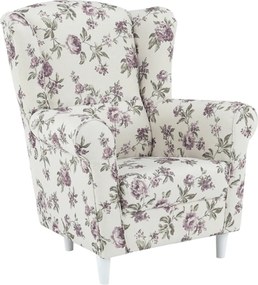 Füles fotel, szövet rose 18, CHARLOT