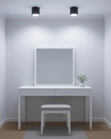 LED spotlámpa LED/10W/230V 3000/4000/6400K átm. 12 cm fekete