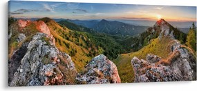 Kép - Hegyi táj (120x50 cm)