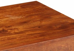 Tömör akácfa íróasztal mézszínű felülettel 110 x 50 x 76 cm
