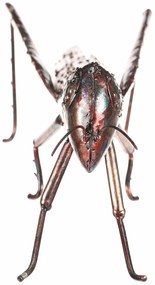 Fém kerti dekoráció, szöcske, 37 x 12 x 14 cm