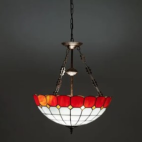 Brilagi - Tiffany vitrázs csillár láncon SIENNA 3xE27/60W/230V átm. 50 cm