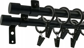 Loft Kétsoros Függönysín Ø16+16mm Luna 300cm csendes