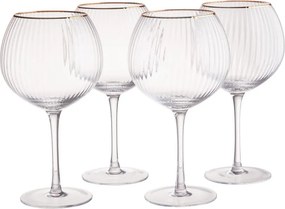 GOLDEN TWENTIES Gin Tonic pohár, 650ml, 4 db-os készlet