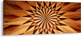Kép - Fa kollázs (120x50 cm)