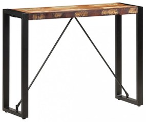 tömör újrahasznosított fa tálalóasztal 110 x 35 x 76 cm