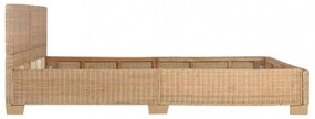 kézzel font valódi rattan ágykeret 180 x 200 cm