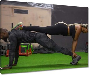 Vászonkép 80x60 Edzőterem Edzés Teljesítmény