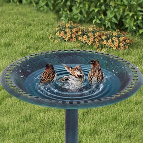 Műanyag madáritató, zöld