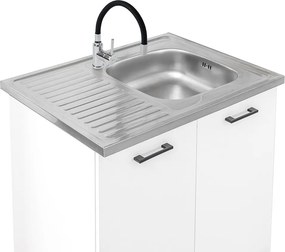 Primo 220 konyhabútor fehér, chromix munkalappal