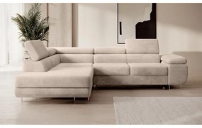 Sarokkanapé Stiletto (B) (sötét bézs + ezüst). Akció -15%. 1099704