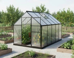 üvegház LANITPLAST SARANA 6x10 PC 4 mm fekete színű LG4333