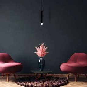 LED Csillár zsinóron CARBON LED/5W/230V