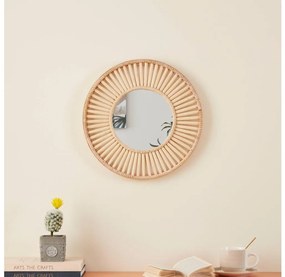 Eglo 425037 - Falitükör MITSUKE Ø 40 cm bambusz