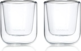 Duplafalú pohár szett 2 db-os 80 ml Nero – Blomus