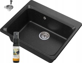 Mély Kamra 20 cm Mosogató Gránit Mosogató