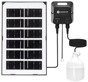 Aigostar - LED napelemes csillár/35W/12V 3000 mAh 6500K átm. 10 cm