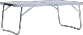 vidaXL összecsukható fehér alumínium kempingasztal 60 x 40 cm