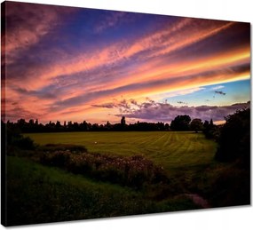 Vászonkép 50x40 Naplementekor az égbolt