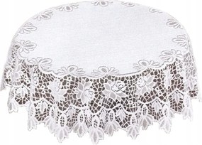 Mg 202543 Abrosz jacquard Átm. 100cm Fehér kör