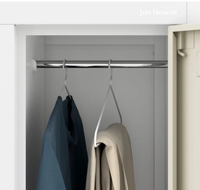 IGOR cabinet white RAL9003 golden oak H1850*W900*D450