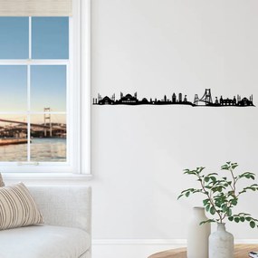 Istanbul fém fali dekoráció, 117×0,15 cm