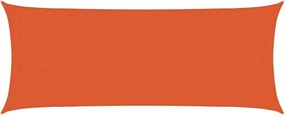 vidaXL narancssárga HDPE napvitorla 160 g/m² 2 x 5 m