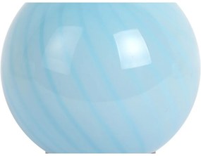 Világoskék asztali lámpa üveg búrával (magasság 17 cm) Summer Globe – Leitmotiv