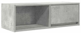 2 db betonszürke szerelt fa TV-szekrény 80x31x25,5 cm
