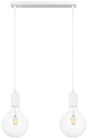Csillár zsinóron MIROS 2xE27/60W/230V fehér