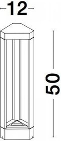 NOVALUCE 9756500 PAX Modern Kültéri Állólámpa LED IP54