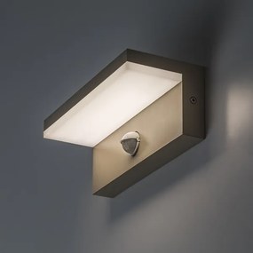 Rabalux 77220 - ZARAGOZA LED kültéri fali lámpa érzékelővel 9W/230V IP54 bézs