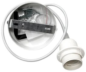 Duolla-Csillár zsinóron KOBO ECO REC. 1xE27/15W/230V átm. 45 cm zöld/szürke/krémes