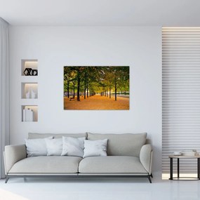 Egy kép az őszi fák sikátorából (90x60 cm)