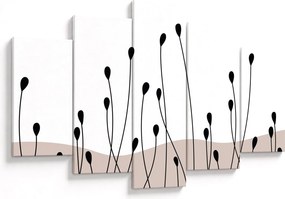 Kép - Grafikus rét N⁰1 (150x105 cm)