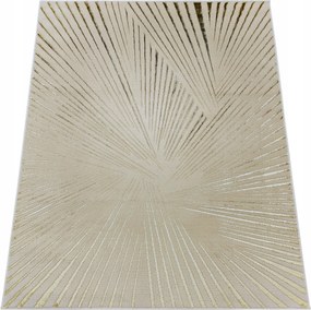 Szőnyeg 80x150 Bézs Ezüst Arany Hálószoba Nappali Modern Divatos