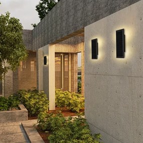 Brilagi - SUN napelemes LED fali lámpa, 2,5 W, 230 V, 30 cm, 2000 mAh, IP44