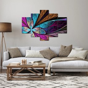 Kép - absztrakció, virág (150x105 cm)