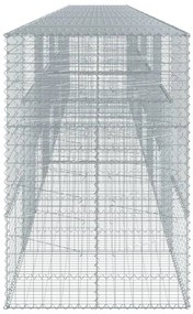 horganyzott vas gabion kosár fedéllel 1000 x 100 x 150 cm