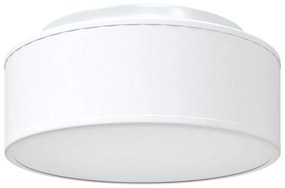Mennyezeti Lámpák Flush Mount Fehér Ø 30 cm Szövet E27