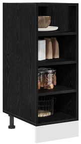 Konyhai alsó szekrény Riga Musta tammi 30 x 44,5 x 81,5 cm