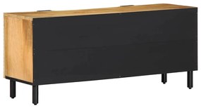 barna tömör mangófa TV-szekrény 105 x 33 x 46 cm