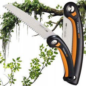 Ágvágó Fűrész 21CM Ergonomikus Softgrip Fiskars Plus SW69 Összecsukható