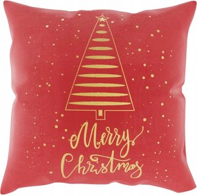 Ünnepi Párnahuzat 45x45 Fa Piros-arany