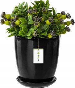 Kerámia kaspó ø32cm, fekete