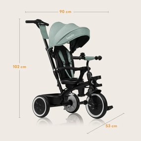 Lionelo - Gyerek tricikli BERRY Green Forest