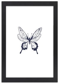 Gario Poszter rajzolt pillangó A keret színe: Keret nélkül, Méret: 30 x 45 cm