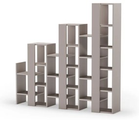 Szürkésbézs polcos állvány 158x151 cm Anissa – Marckeric